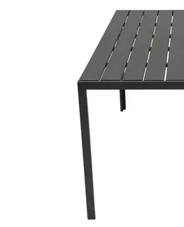 Stolčeky DEOKORK Hliníkový stôl TRENTO 150 x 90 cm