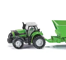 Hračky - dopravné stroje a traktory SIKU - Farmer - Traktor Deutz so sadou prívesov Joskin, 1:87