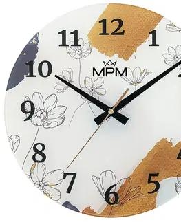 Hodiny Nástenné hodiny MPM Fiores 4377, 30cm