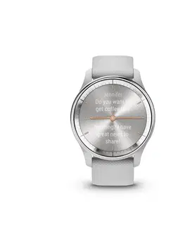 Inteligentné hodinky Garmin vivomove Trend striebornásivá 010-02665-03