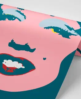 Samolepiace tapety Samolepiaca tapeta Marilyn Monroe v pop art dizajne
