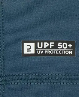 surf Pánske tričko Top 100 s ochranou proti UV žiareniu s dlhým rukávom sivé