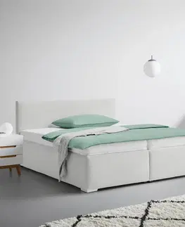 Čalúnené postele Čalúnená posteľ LESIA 200x200cm, Poťah Pieskový