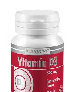 Vitamín D Vitamin D3 - Kompava 60 kaps.