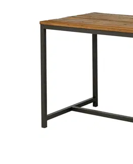 Jedálenské stoly Dkton Barový stôl Nikeesha 130 cm brest