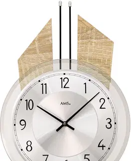 NÁSTENNÉ HODINY AMS Dizajnové nástenné hodiny AMS 9625, 45 cm