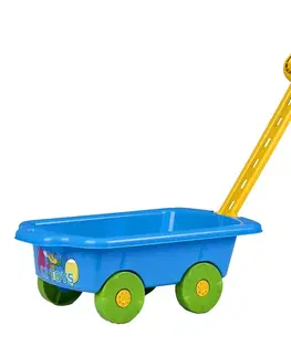 Hračky na záhradu BAYO - Detský vozík Vlečka 45 cm modrý