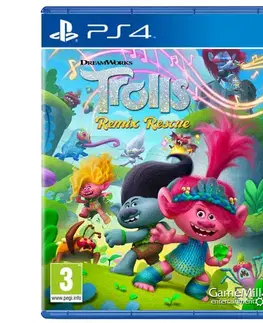 Hry na Playstation 4 DreamWorks: Trolls Remix Rescue PS4