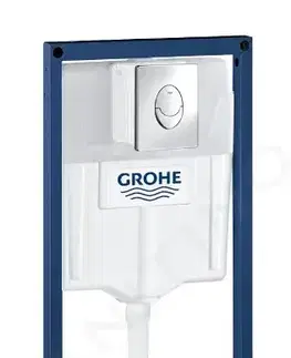 Záchody GROHE - Rapid SL Predstenová inštalácia na závesné WC, tlačidlo Skate Air, chróm 38763001