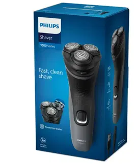 Zastrihávače vlasov a fúzov Philips Pánsky holiaci strojček na suché holenie S1142/00