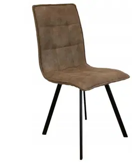 Čalúnené stoličky Stolička orlando hnedá
