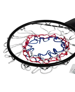 Basketbalové koše Basketbalová obrúčka MASTER 16 mm čierna + sieťka