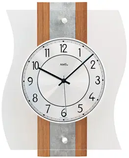 Hodiny Dizajnové nástenné hodiny 5537 AMS 36cm
