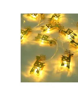 Vianočné dekorácie Globo Globo - LED Dekoračná reťaz 10xLED/0,03W/2xAA 