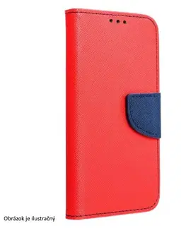 Puzdrá na mobilné telefóny Knižkové puzdro FANCY Book pre Apple iPhone 14 Pro, červená/modrá TEL163081