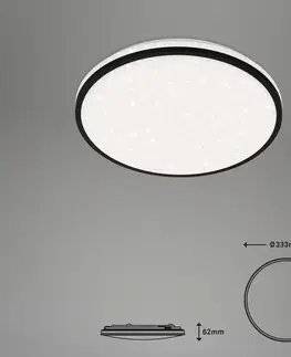 SmartHome stropné svietidlá Briloner LED stropné svietidlo Ivy Sky S, dekor hviezdy, Ø 33 cm
