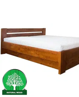 Drevené postele Posteľ drevené Lulea Plus180x200 Jelša