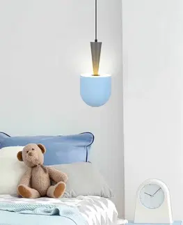 LED osvetlenie Závesná lampa VISBY Candellux Modrá