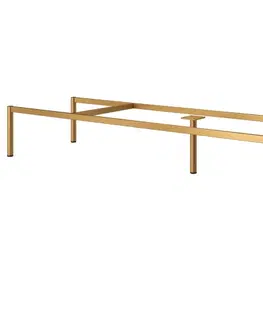 TV stolíky CAMA MEBLE Abeto / Pafos / Slide kovový rám 144 cm zlatá