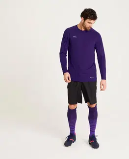 dresy Futbalový dres s dlhým rukávom VIRALTO CLUB fialový