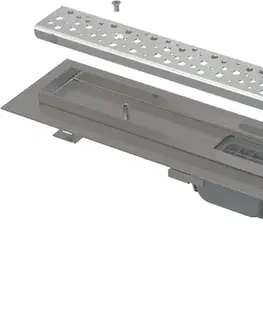 Sprchovacie kúty Alcadrain Podlahový žľab Antivandal s roštom, zvislý odtok APZ1111-950M APZ1111-950M