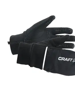 Zimné rukavice Rukavice 2v1 CRAFT ADV Hybrid Weather čierna - L