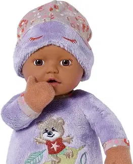 Hračky bábiky ZAPF CREATION - BABY born for babies Spinkáčik fialový, 30 cm