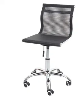 Kancelárske stoličky Kancelárska stolička Dekorhome Čierna