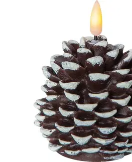 Vianočné dekorácie Eglo Eglo 410023 - LED Vianočná dekorácia FLAMME CONE 1xLED/0,03W/1xCR2032 