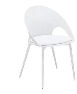 Stoličky Jedálenská stolička Dori Biela