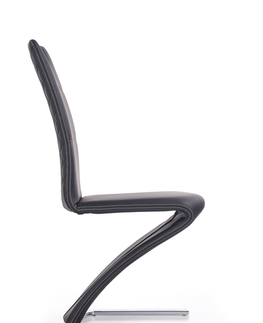 Jedálenské stoličky HALMAR K291 jedálenská stolička čierna