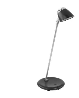 Lampy Eglo Eglo 97047 - LED Stolná lampa CAPUANA 1xLED/4,8W/230V čierna 
