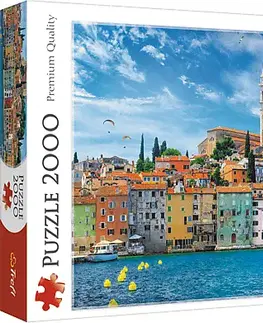 Hračky puzzle TREFL - Puzzle 2000 - Rovinj, Chorvátsko