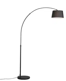 Oblúkové lampy Inteligentná moderná oblúková lampa čierna vrátane Wifi A60 - Arc Basic