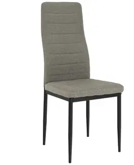 Jedálenské stoličky KONDELA Coleta Nova jedálenská stolička hnedá / čierna