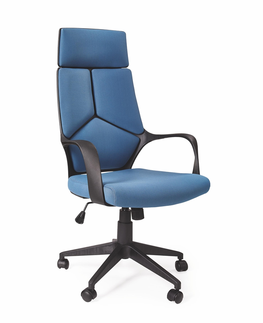 Kancelárske stoličky HALMAR Voyager kancelárske kreslo s podrúčkami modrá