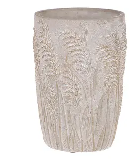 Vázy keramické Váza Gramen, 13 x 20 x 13 cm, betón