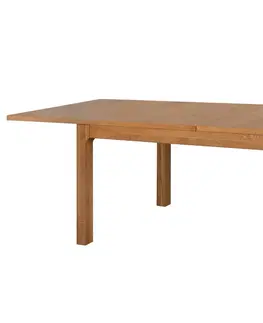 Jedálenské stoly BANDY 40 rozkladací masívny jedálenský stôl, dub medový