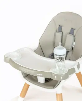 Dekorácie do detských izieb New Baby Jedálenská stolička Grace 3v1 šedá, 61 x 101 x 61 cm