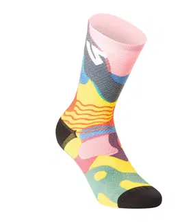 Pánske ponožky Ponožky Undershield Funky Camo ružová/modrá/žltá 42/46