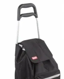 Nákupné tašky a košíky Kinekus Taška nákupná na kolieskach CARGO čierna