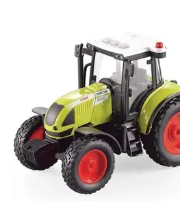 Hračky - dopravné stroje a traktory WIKY - Traktor na zotrvačník s efektmi 18 cm