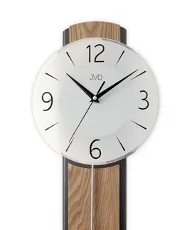 Hodiny Drevené sklenené kyvadlové hodiny JVD NS22017/78, 60cm