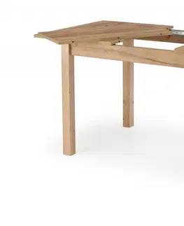 Jedálenské stoly Rozkladací jedálenský stôl MAURYCY Halmar Dub craft