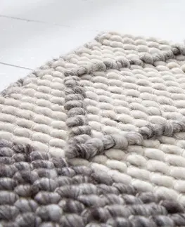 Koberce LuxD Dizajnový koberec Rebecca 240 x 160 cm sivý