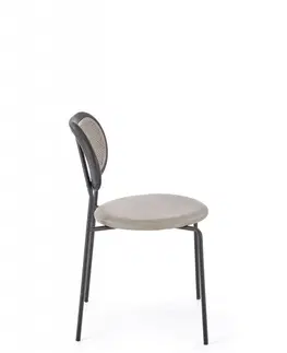 Jedálenské stoličky a kreslá Jedálenská stolička K524 Halmar Sivá
