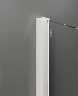 Sprchovacie kúty MEXEN/S - Velár sprchovací kút 120 x 85, transparent, biela 871-120-085-01-20
