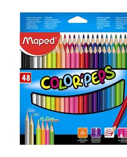 Hračky MAPED - Pastelky trojhranné MAPED "COLOR`PEPS", 48 ks
