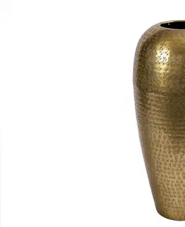 Dekorácie LuxD Dizajnová váza Khalil 50 cm zlatá