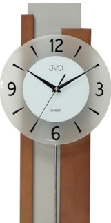 Hodiny Dizajnové kyvadlové nástenné hodiny JVD NS18059/41, 60cm